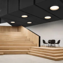 Vibia Duo 4870 LED-Deckenleuchte, grafit
