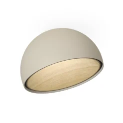 Vibia Duo 4876 schräge LED-Deckenleuchte, creme