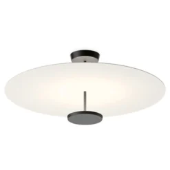 Vibia Flat LED-Deckenleuchte 2-flg. Ø 90 cm weiß