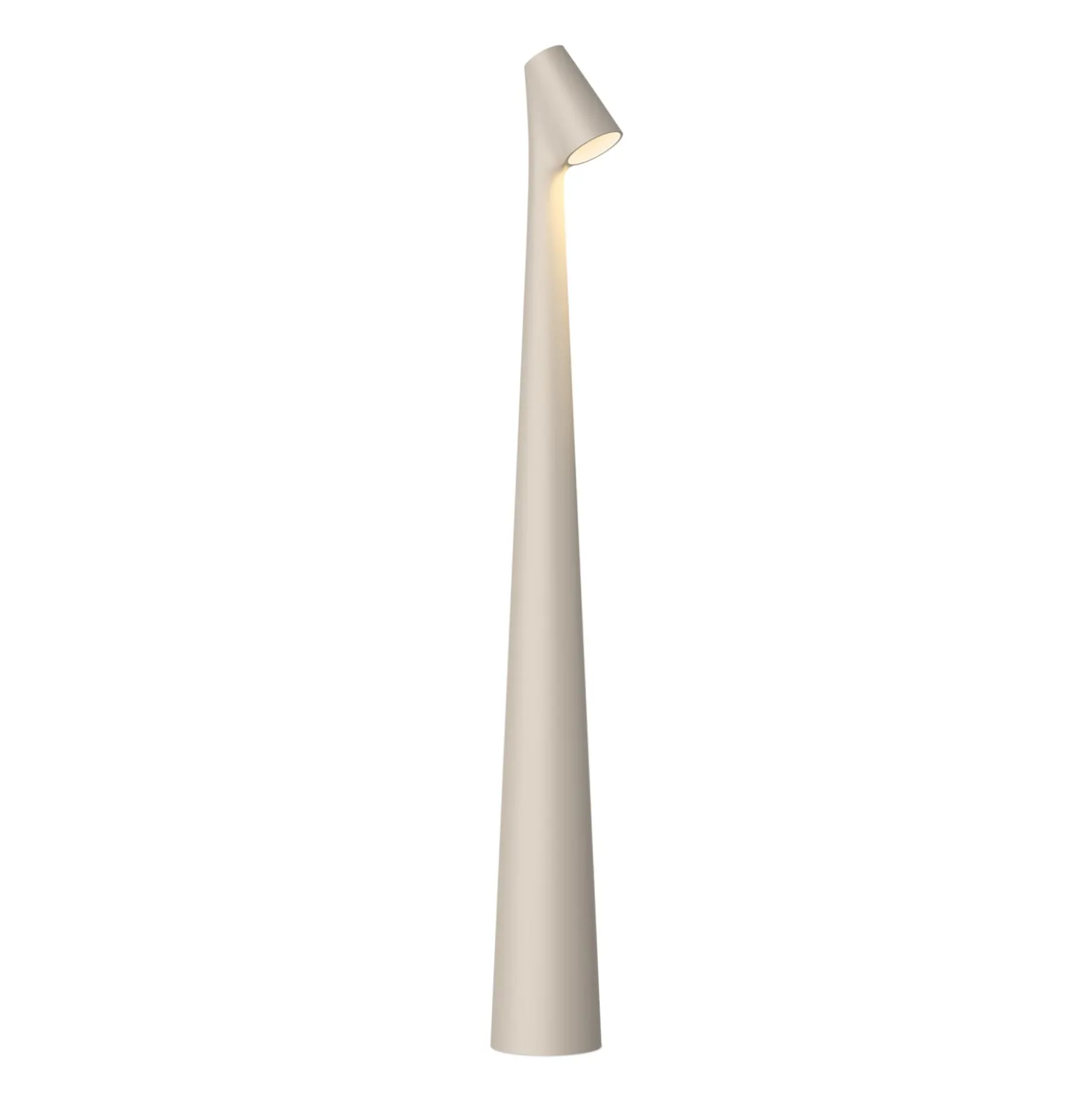 Vibia LED-Akkutischleuchte Africa, Höhe 45cm, hellbeige