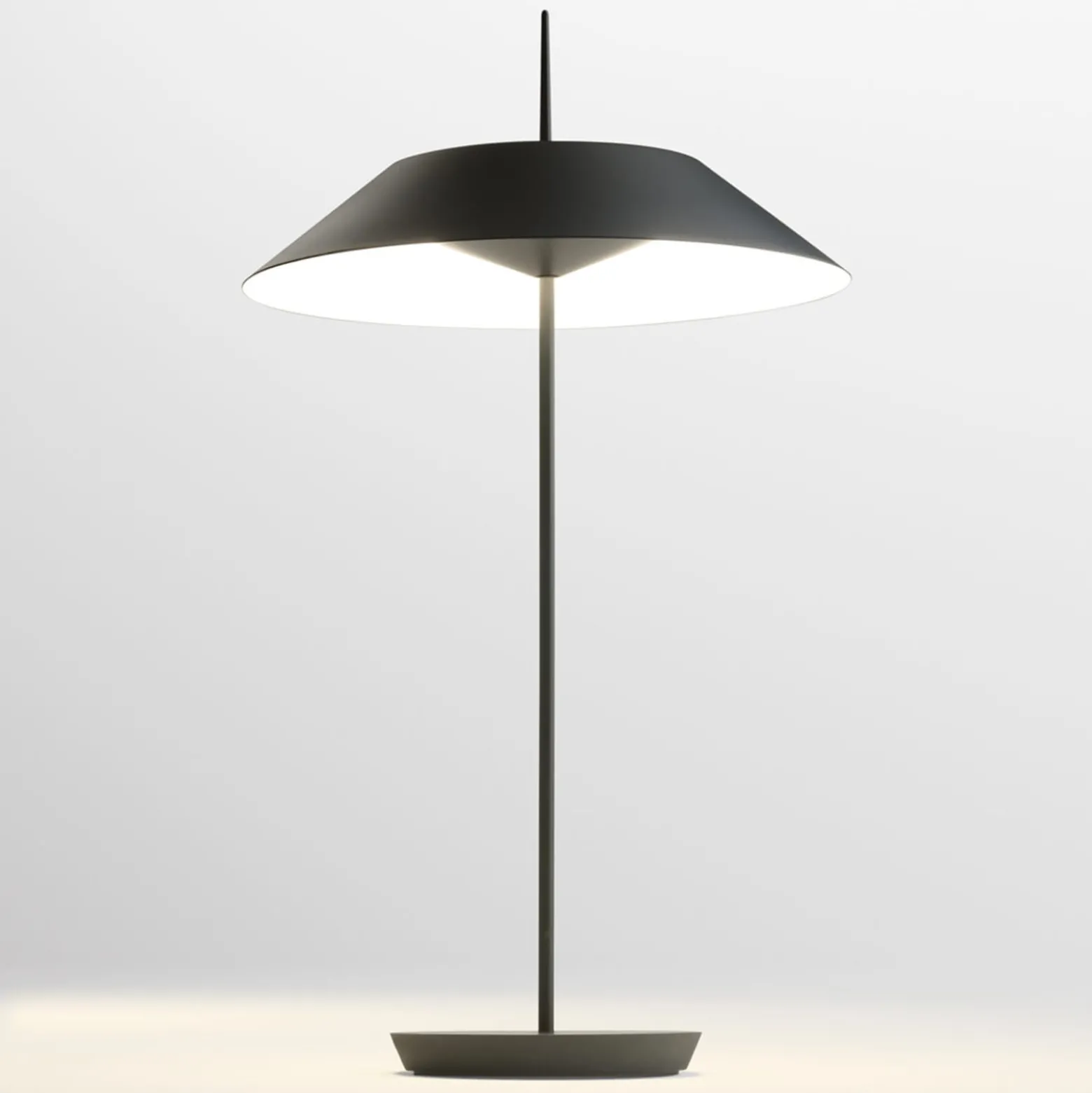 Vibia Mayfair LED-Tischlampe, graphitgrau