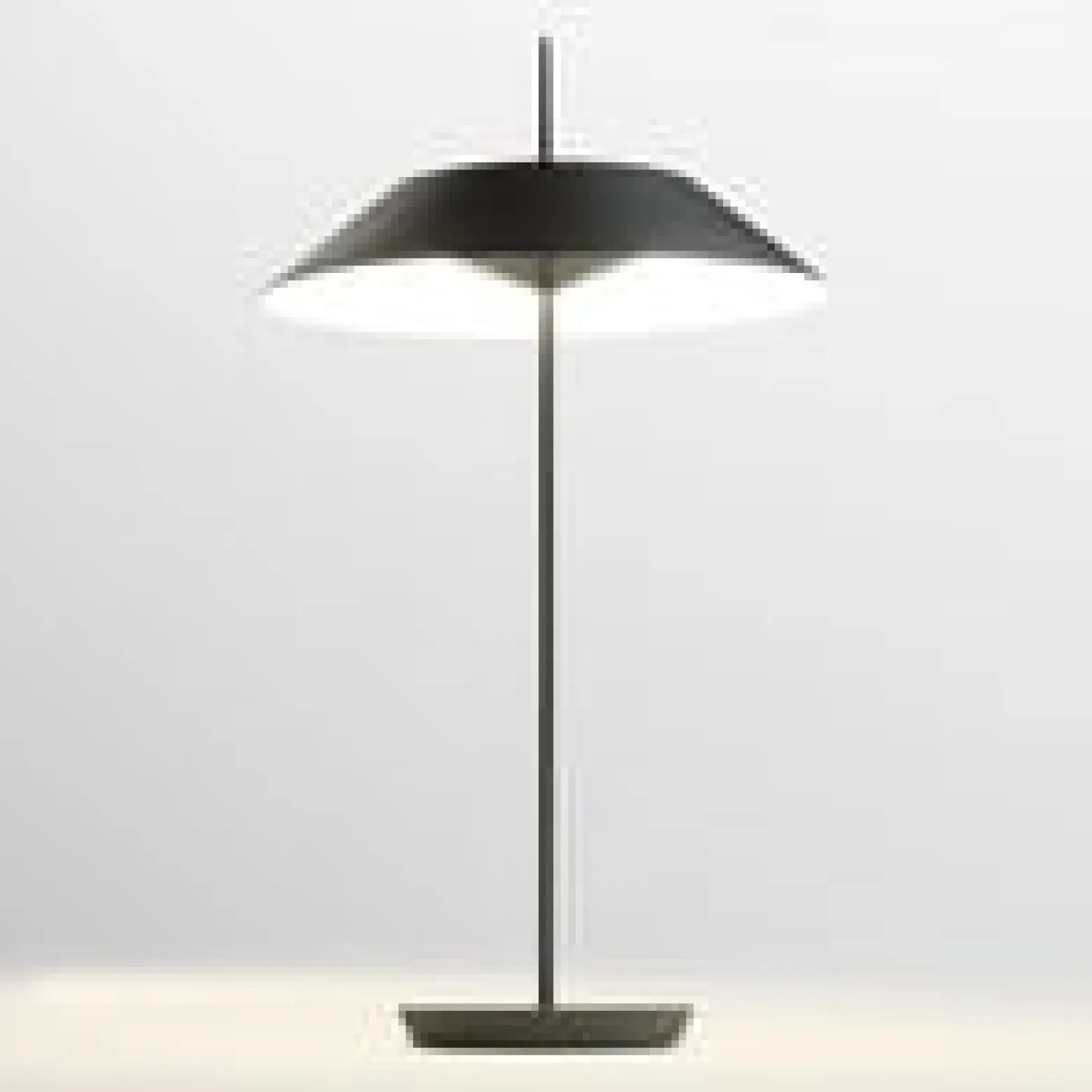 Vibia Mayfair LED-Tischlampe, graphitgrau