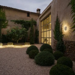 Vibia Meridiano 4720 Außenwandleuchte, cremeweiss