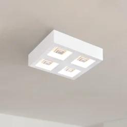Vierflammige LED-Deckenlampe Ferreros