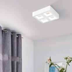 Vierflammige LED-Deckenlampe Ferreros