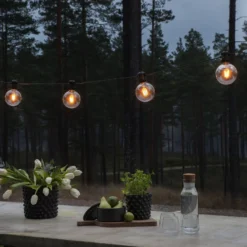 24V-System Biergartenkette Globe Erweiterung 10fl.