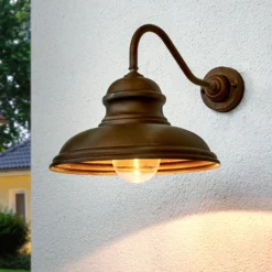 Wandlampe ALESSIA in Messing antik