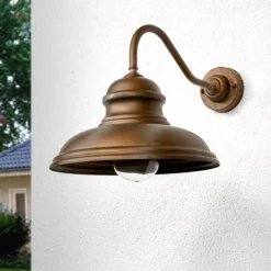Wandlampe ALESSIA in Messing antik