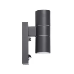 Wandlampe Riga 5 anthrazit, 21 cm Metall Sensor, 2-flg.