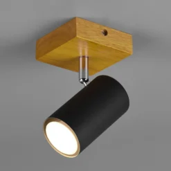 Wandspot Marley, schwarz matt