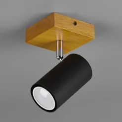 Wandspot Marley, schwarz matt