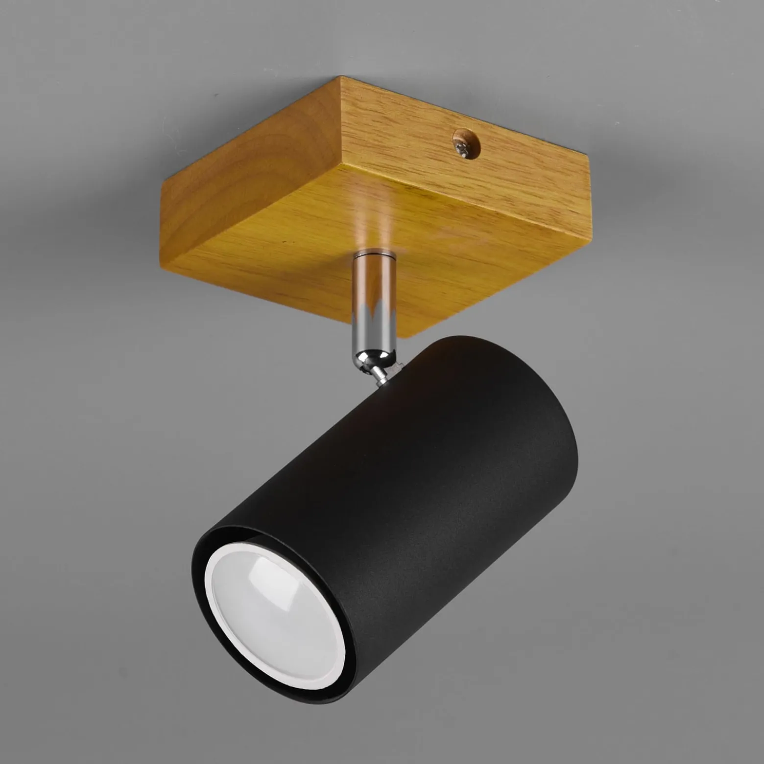 Wandspot Marley, schwarz matt