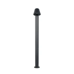 Wegelampe Beni, schwarz matt, Höhe 100 cm, Metall