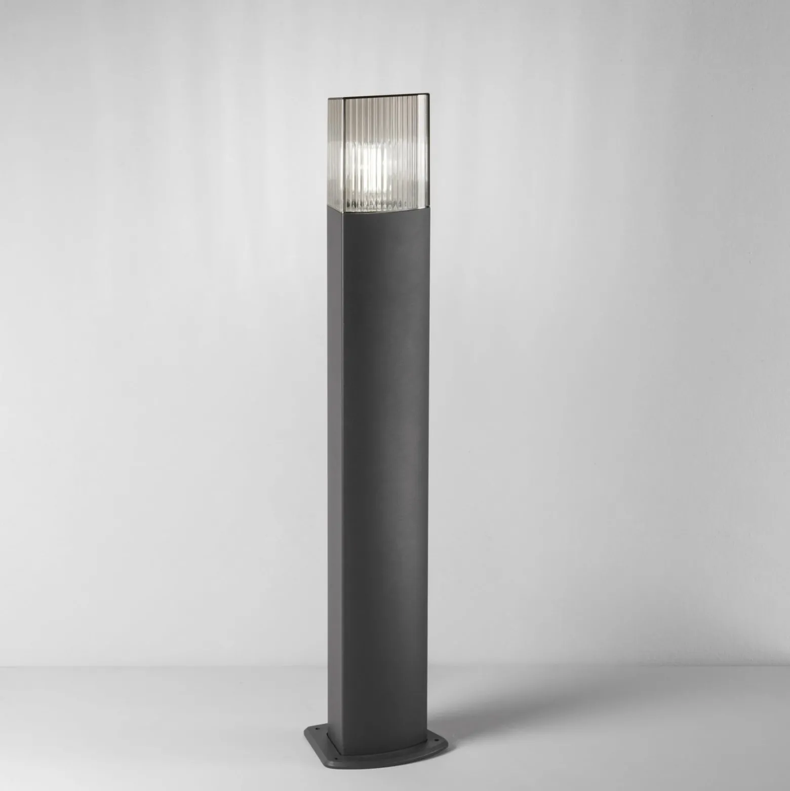 Wegelampe DARK, anthrazitfarben/rauchgrau, Edelstahl, Sensor
