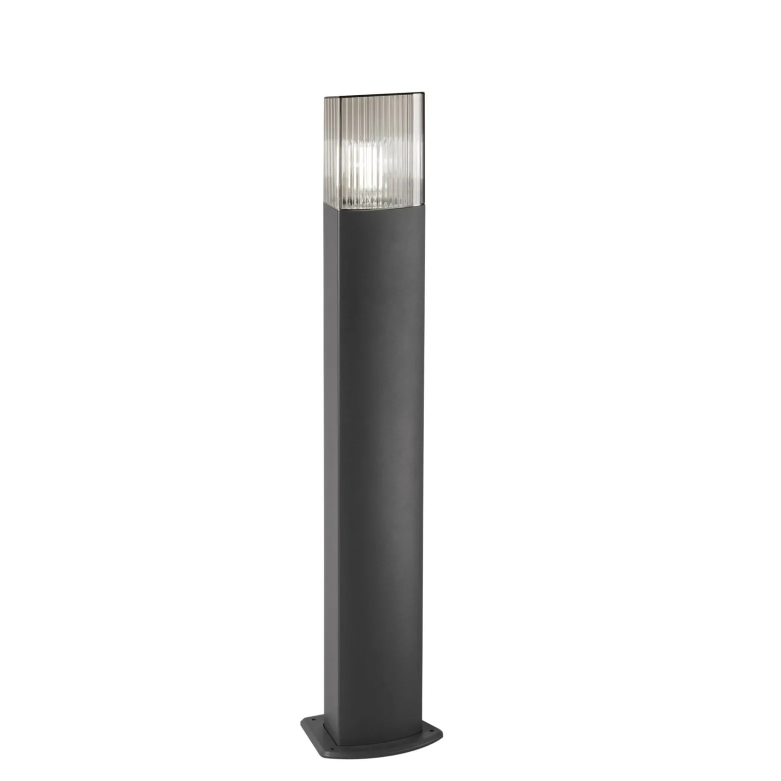 Wegelampe DARK, anthrazitfarben/rauchgrau, Edelstahl, Sensor