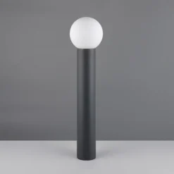 Wegelampe Mures, anthrazit, Höhe 80 cm, Metall