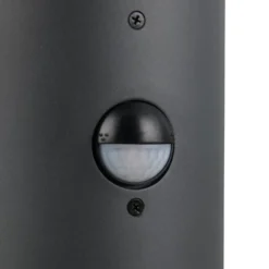 Wegelampe Mures, anthrazit, Höhe 80 cm, Metall, Sensor