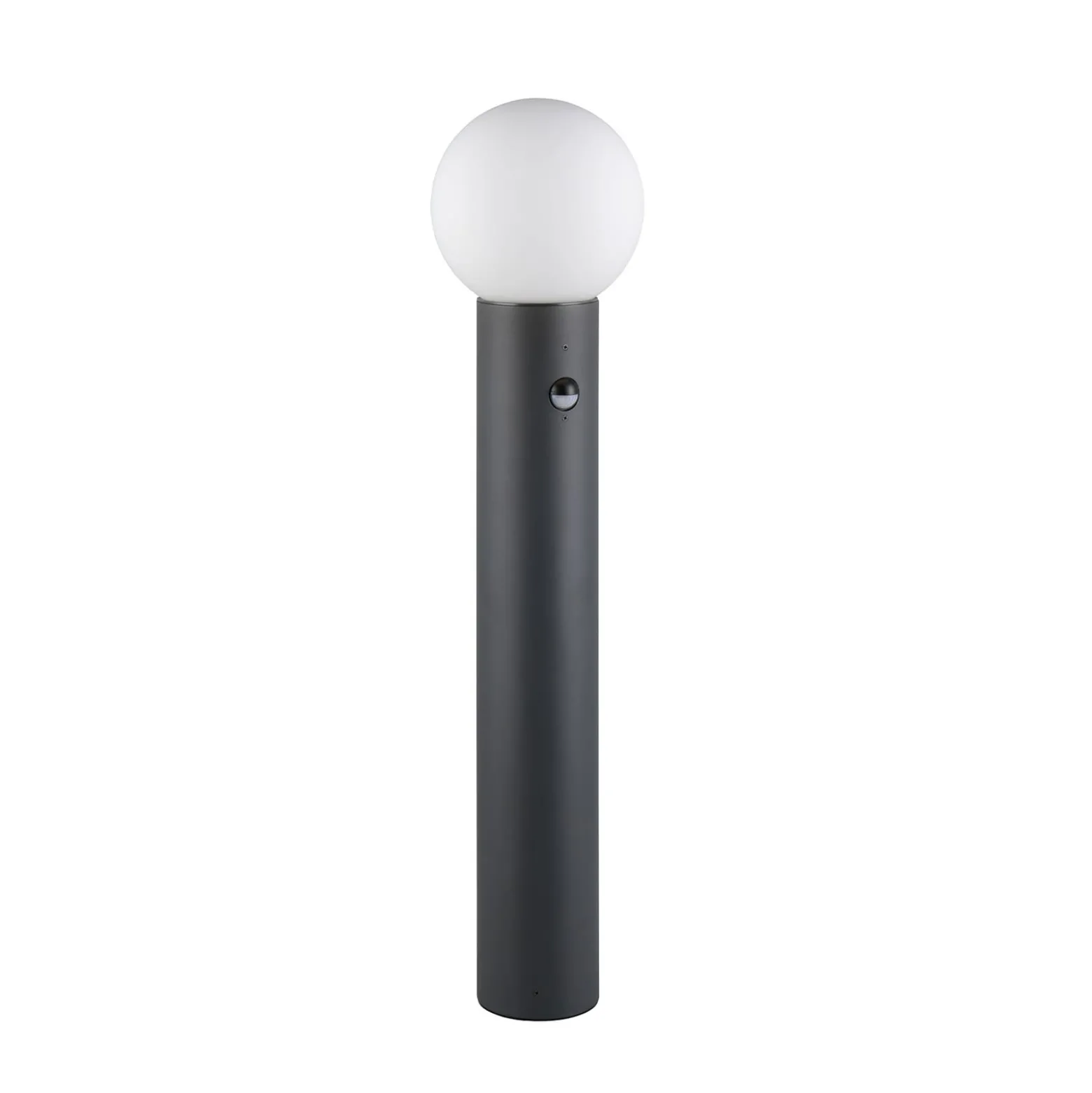 Wegelampe Mures, anthrazit, Höhe 80 cm, Metall, Sensor