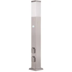 Wegelampe 400166, 2 Steckdosen Bewegungsmelder