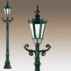 Wegeleuchte Brighton, grün, Höhe 95 cm, Metall, IP44