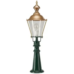 Wegeleuchte Elburg, grün, Höhe 75 cm, Metall, IP44