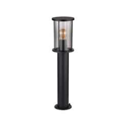 Wegeleuchte Gracey, Höhe 60 cm, schwarz, Edelstahl, IP54