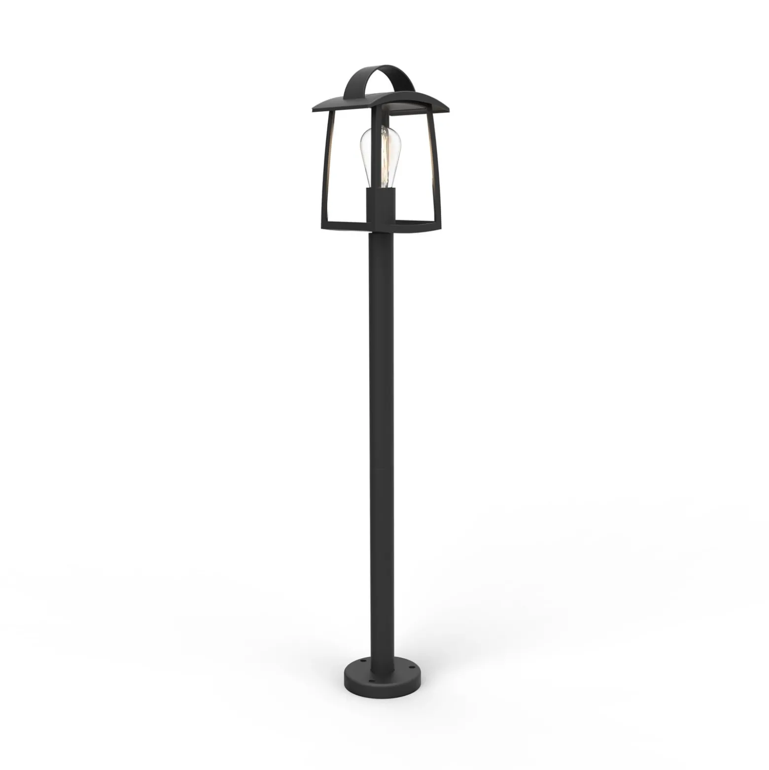 Wegeleuchte KELSEY, schwarz, Höhe 104 cm, Metall, IP44, E27