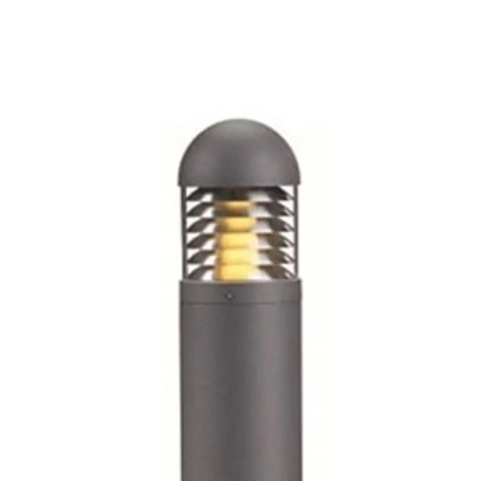 Wegeleuchte Kurt, grau, Metall, 100 cm hoch, E27, IP44
