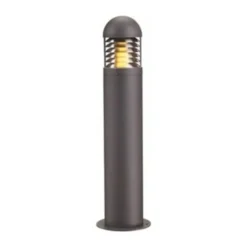 Wegeleuchte Kurt, grau, Metall, 100 cm hoch, E27, IP44