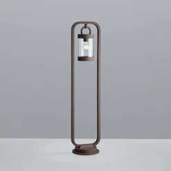 Wegeleuchte SAMBESI, rostfarben, Höhe 100 cm, Metall, IP44