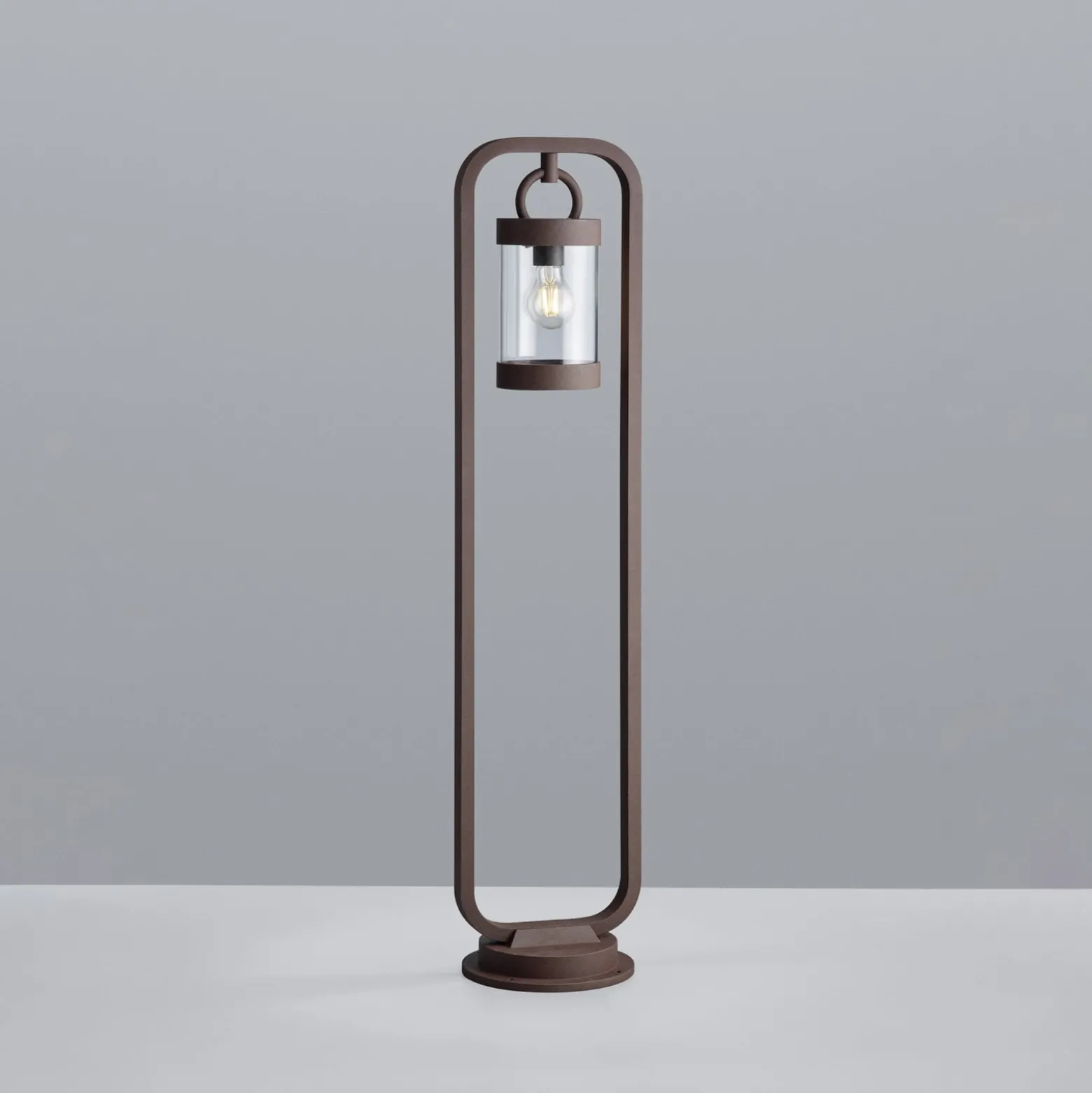 Wegeleuchte SAMBESI, rostfarben, Höhe 100 cm, Metall, IP44