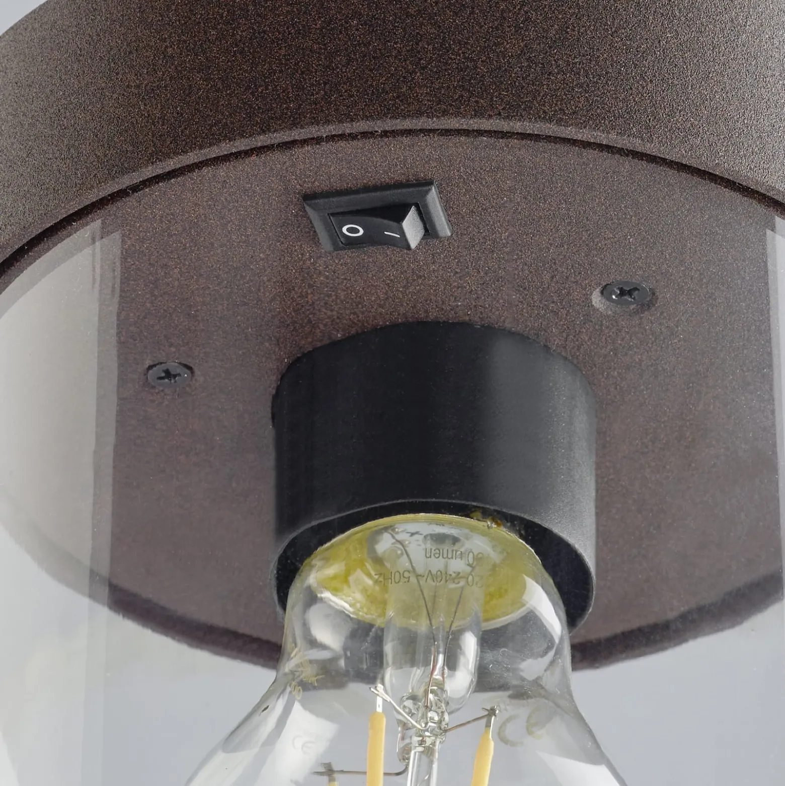 Wegeleuchte SAMBESI, rostfarben, Höhe 100 cm, Metall, IP44