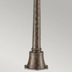 Wegeleuchte Tournai, Höhe 110 cm, Aluminium, Glas
