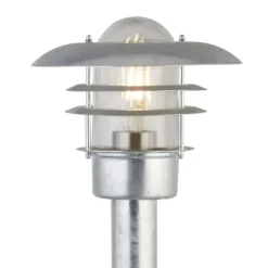 Wegeleuchte X Conrad, silber, IP44, Höhe 51 cm, Stahl