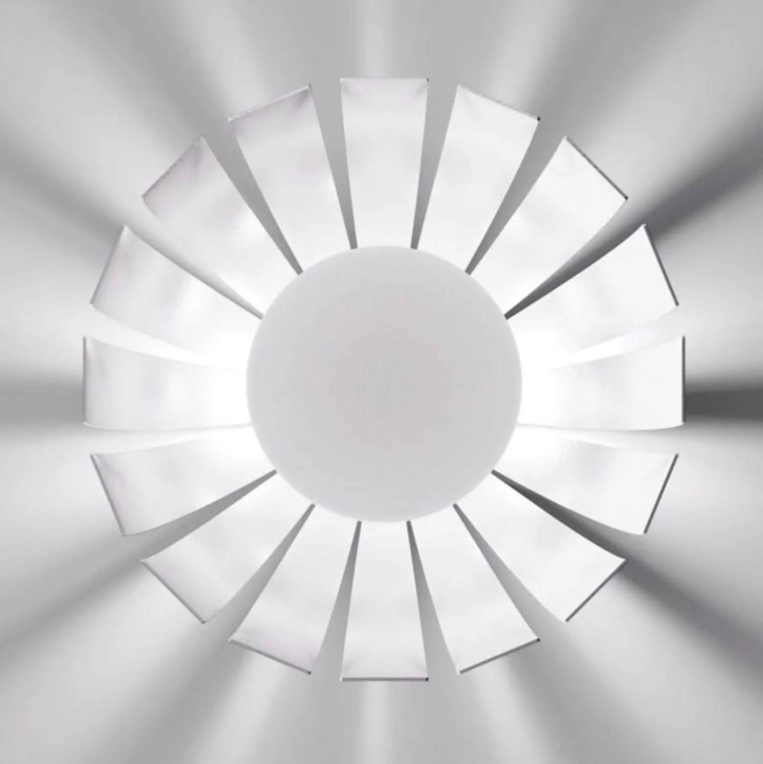 Weiße LED-Designer-Deckenleuchte Loto, 27 cm