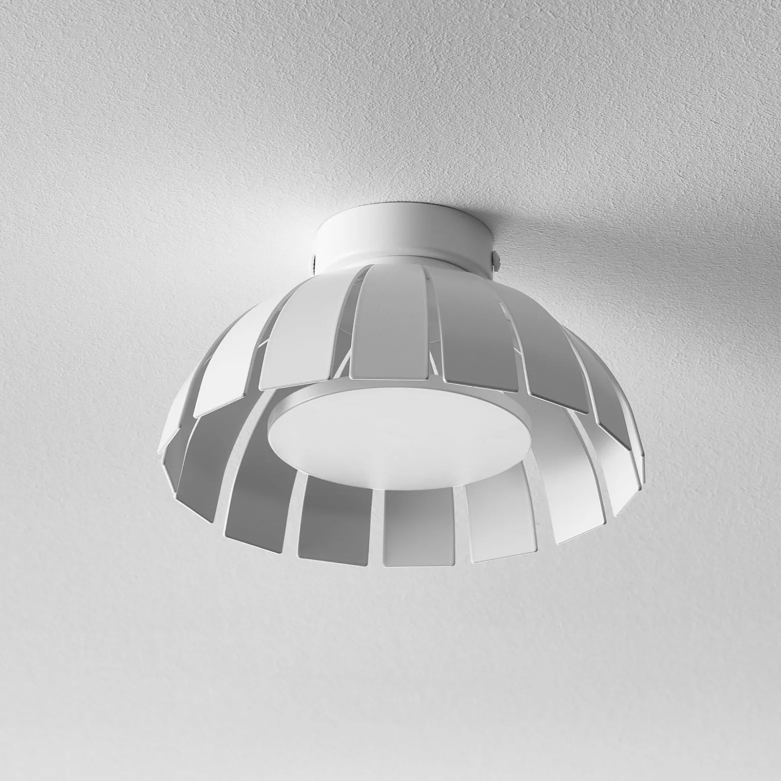 Weiße LED-Designer-Deckenleuchte Loto, 20 cm