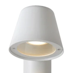 Weiße LED-Wegelampe Dingo mit GU10-LED