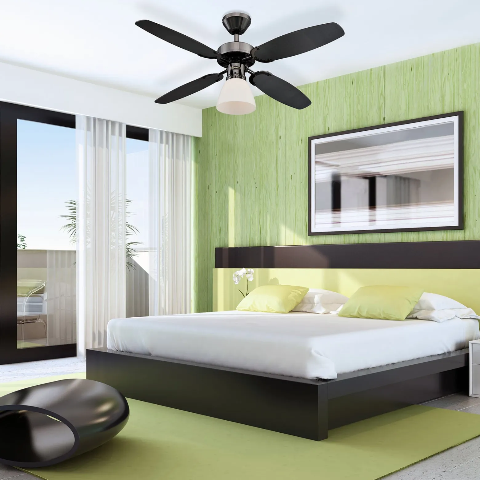 Westinghouse Capitol Ventilator grafit-schwarz