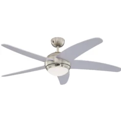Westinghouse Deckenventilator mit Licht Bendan, silber