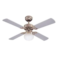 Westinghouse Deckenventilator mit Licht Vegas alu Holz leise