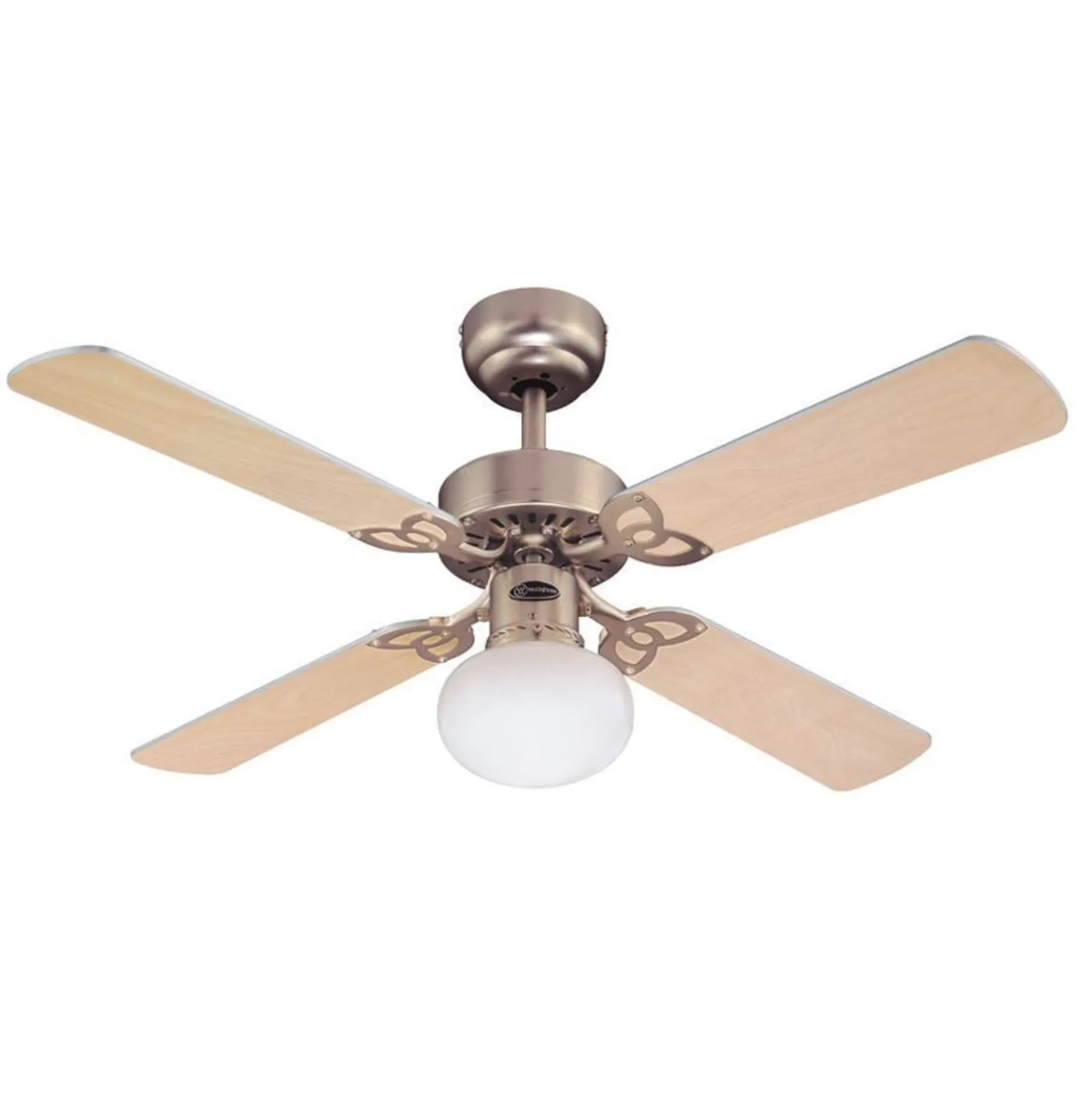 Westinghouse Deckenventilator mit Licht Vegas alu Holz leise