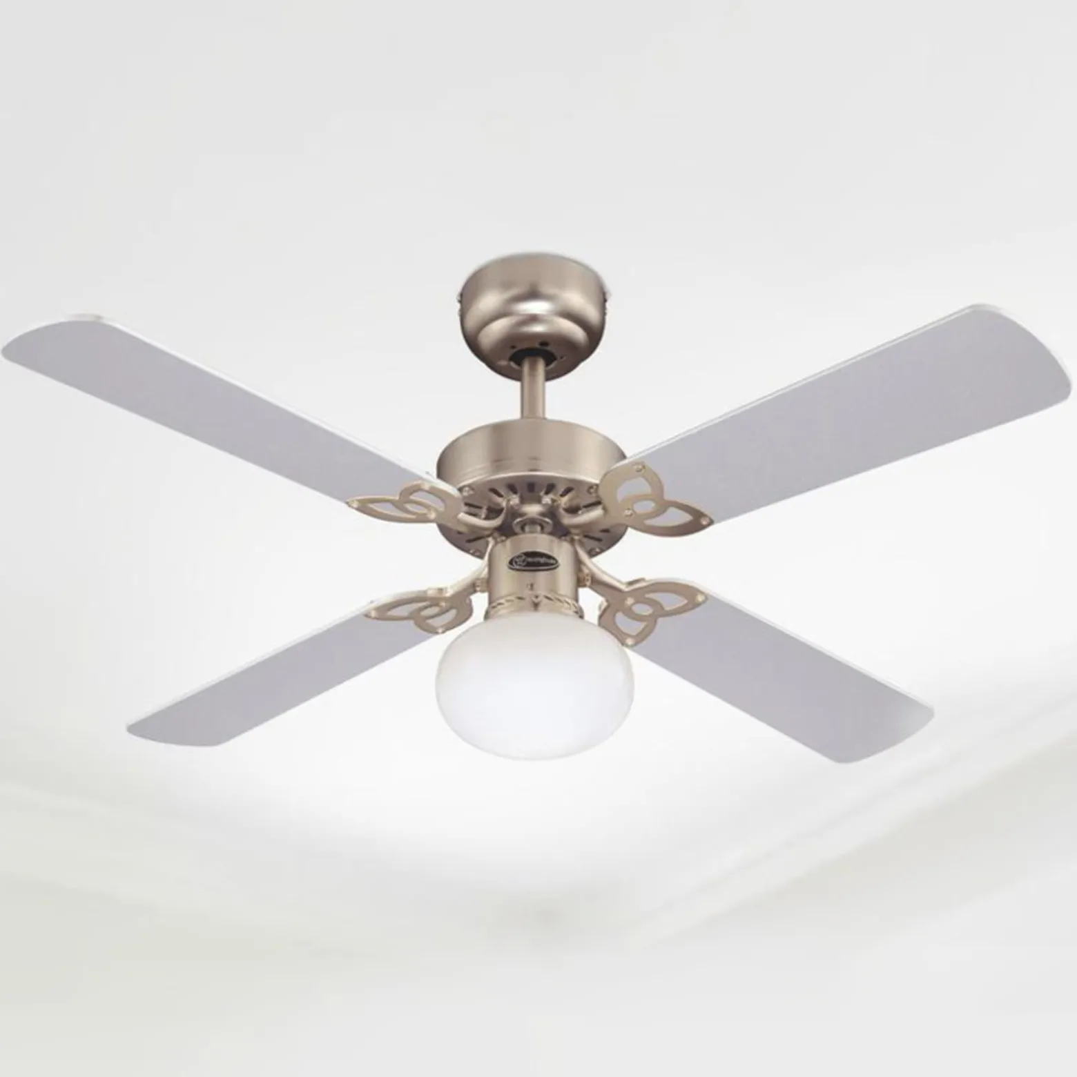 Westinghouse Deckenventilator mit Licht Vegas alu Holz leise