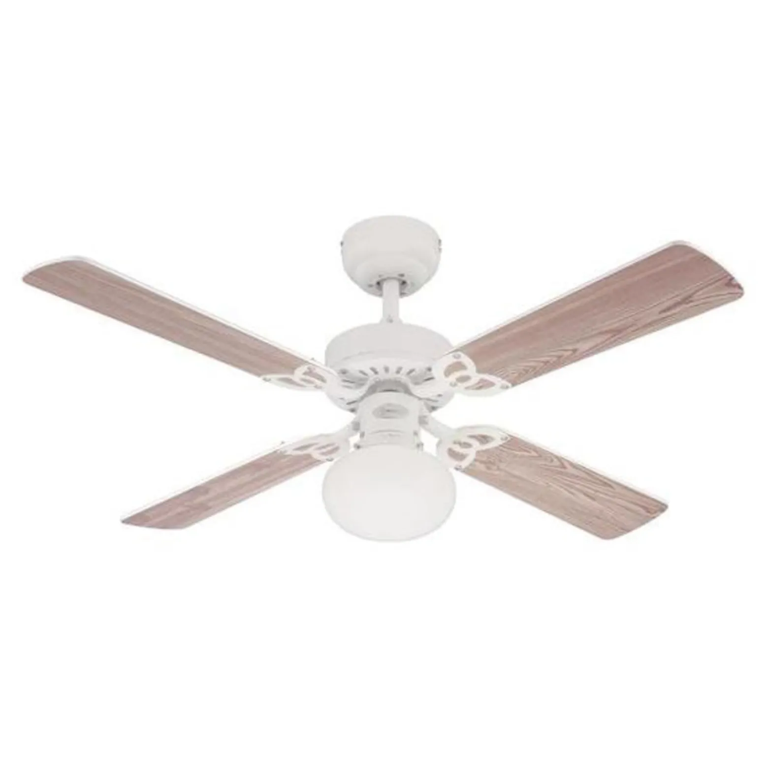 Westinghouse Deckenventilator Vegas, Licht weiß/kiefer leise