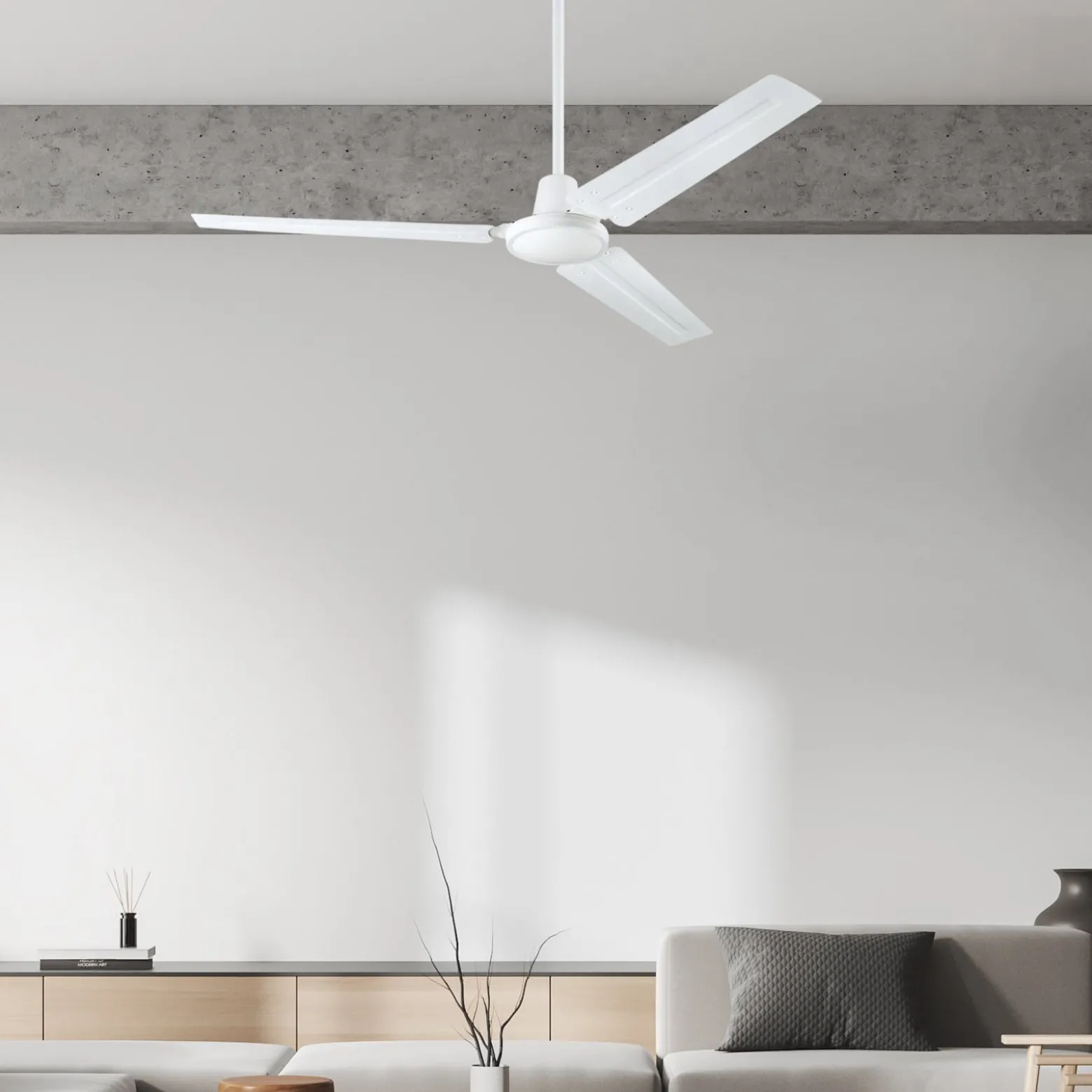 Westinghouse Deckenventilator 7316740, weiß, DC, Ø 142 cm
