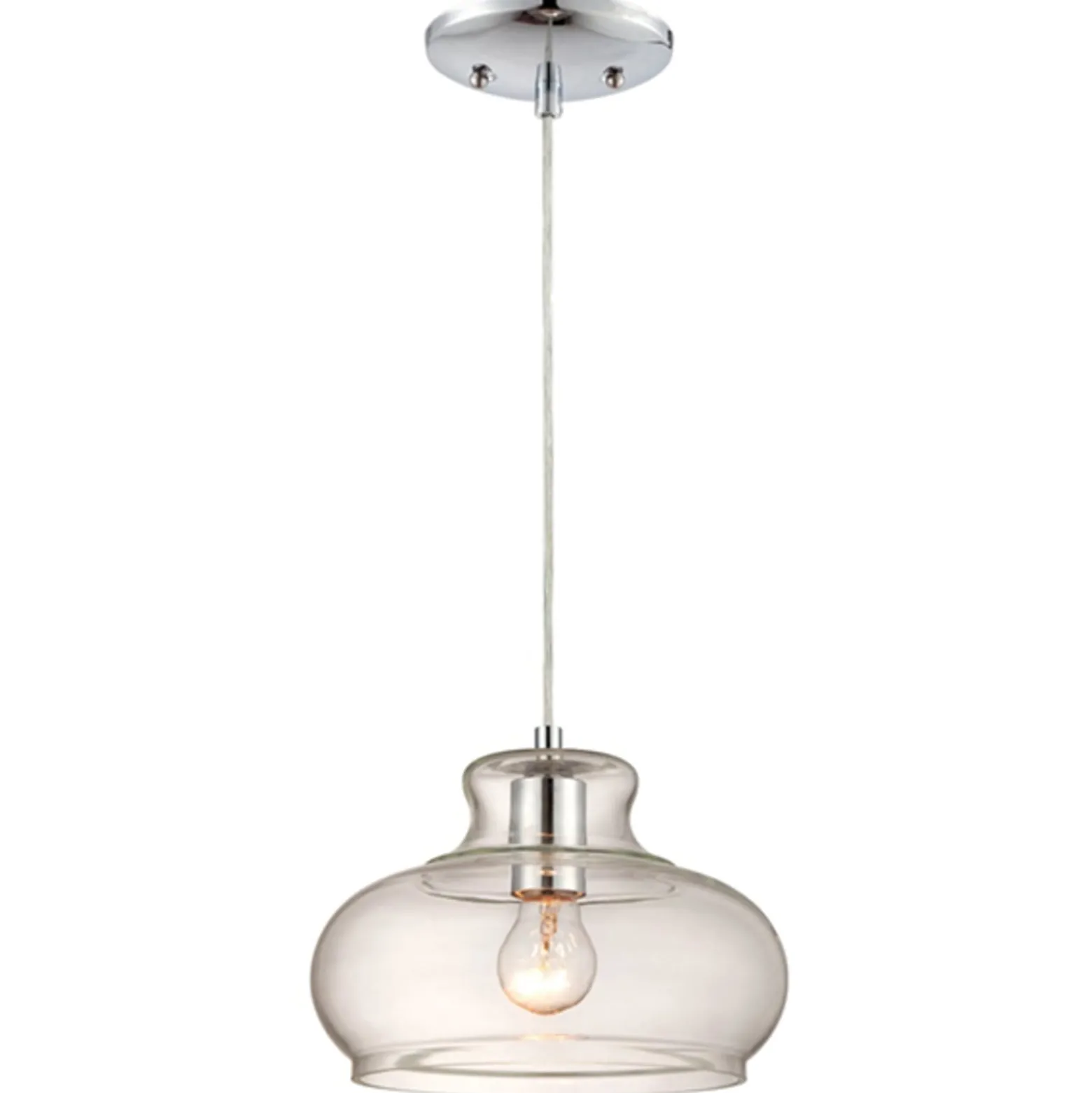 Westinghouse Hängeleuchte 6345840 mit Glas-Schirm