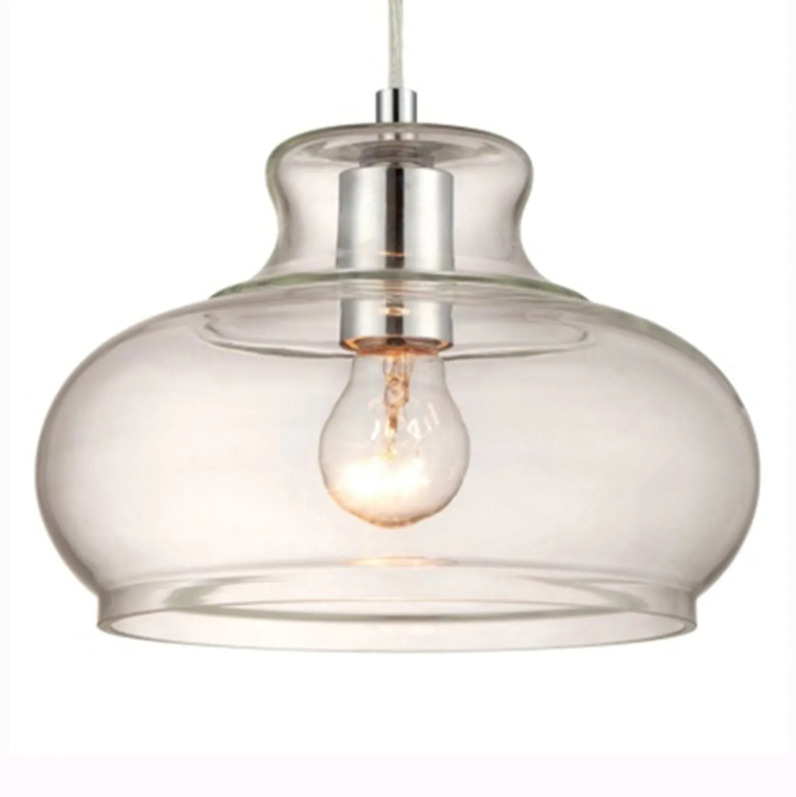 Westinghouse Hängeleuchte 6345840 mit Glas-Schirm