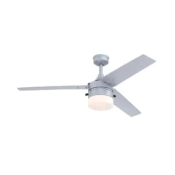 Westinghouse Ventilator, Licht 7316540, silber/schwarz IP44