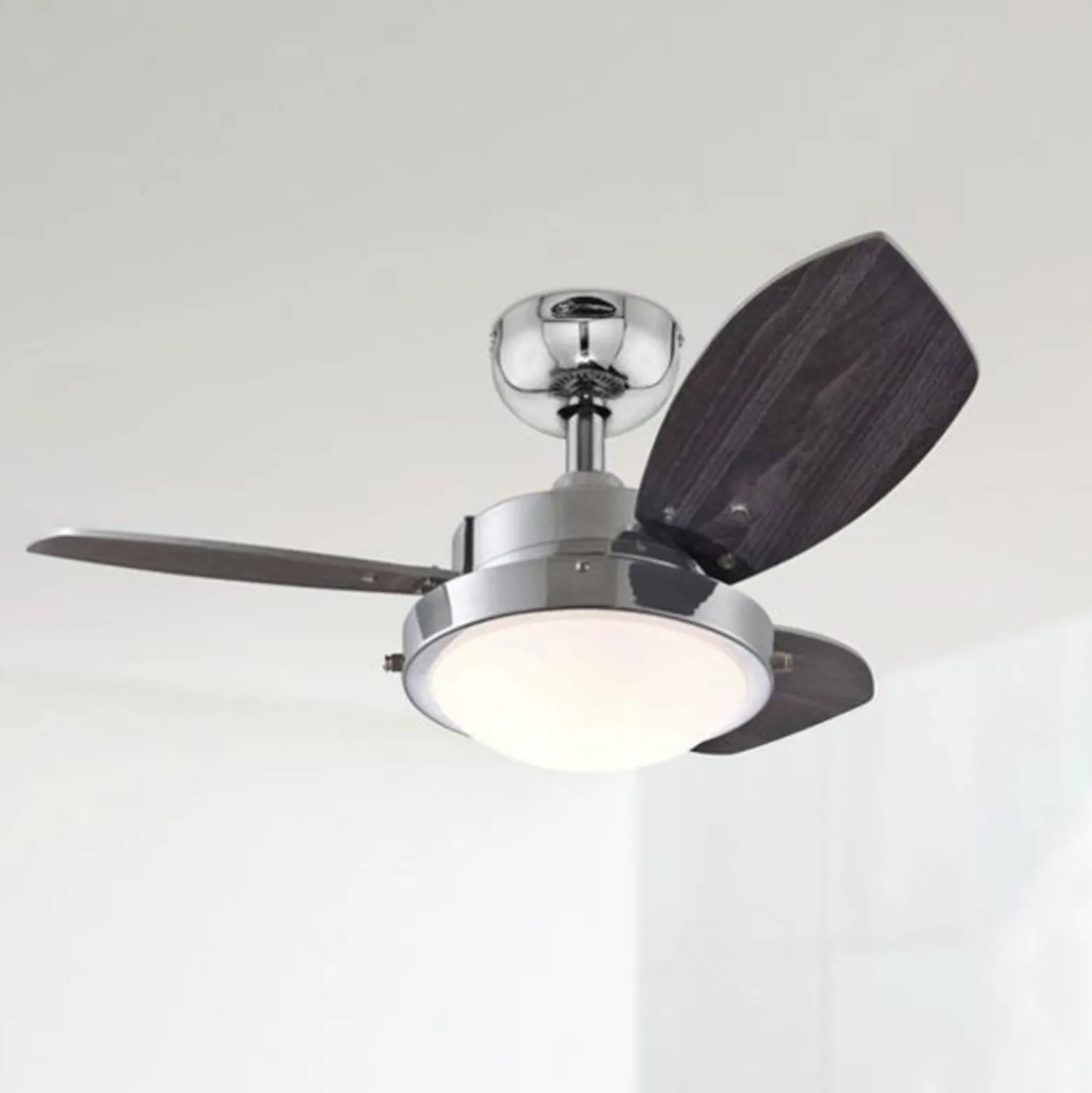 Westinghouse Wengue Deckenventilator, E14-Leuchte