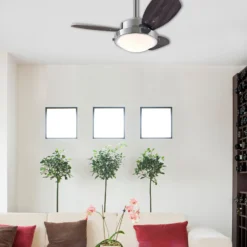 Westinghouse Wengue Deckenventilator, E14-Leuchte