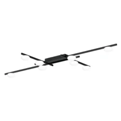 WEVER & DUCRÉ LED-Deckenlampe Perlez Grid 1.0 schwarz 927